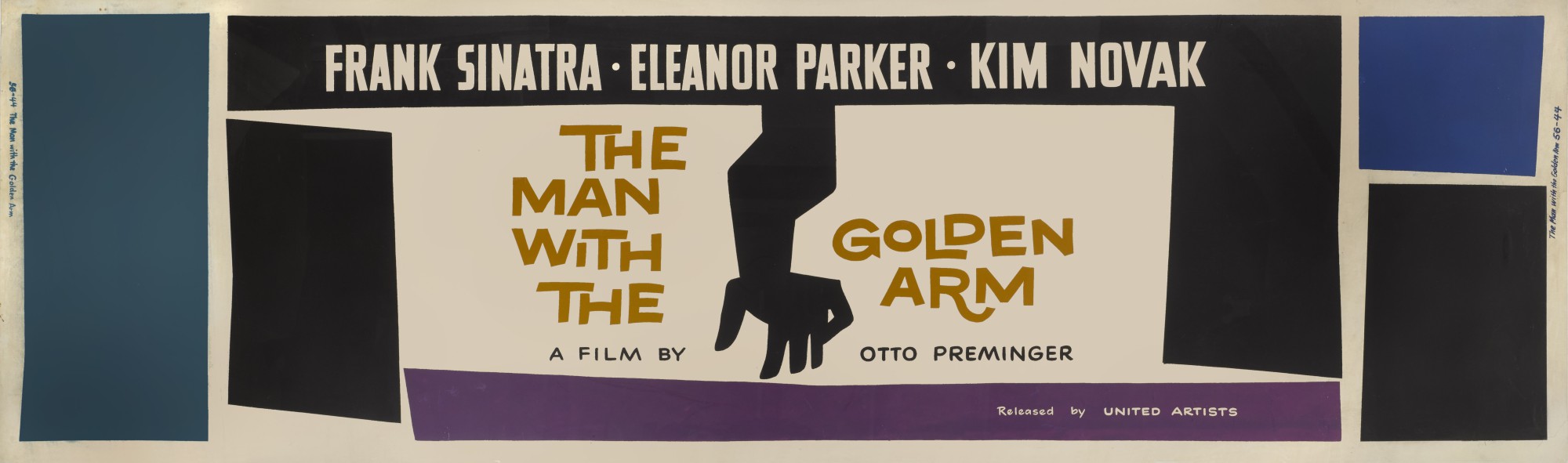 The Man with the Golden Arm (1955), US, Banner Original Film Posters 2020 Sotheby's